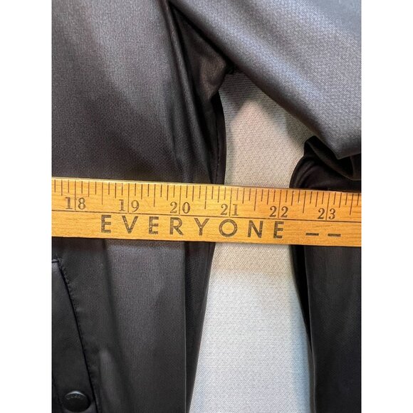 Guess Los Angeles Men's Full Zip Bomber Jacket Long Sleeve Size S Black Pockets - Picture 9 of 11